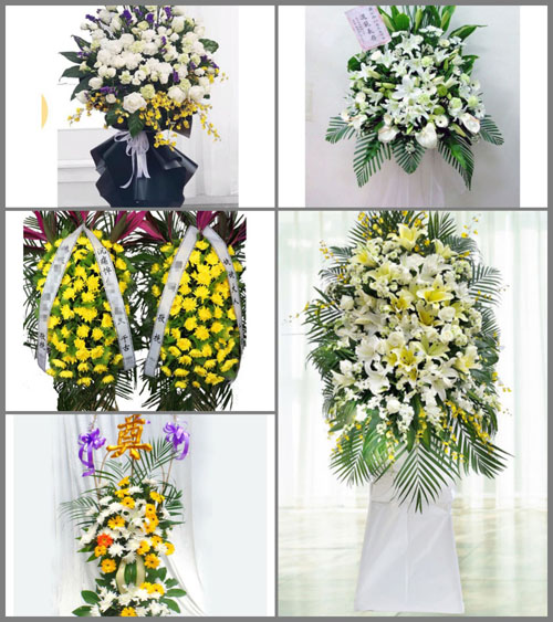 福建宁德福安市溪尾镇白事花篮预定